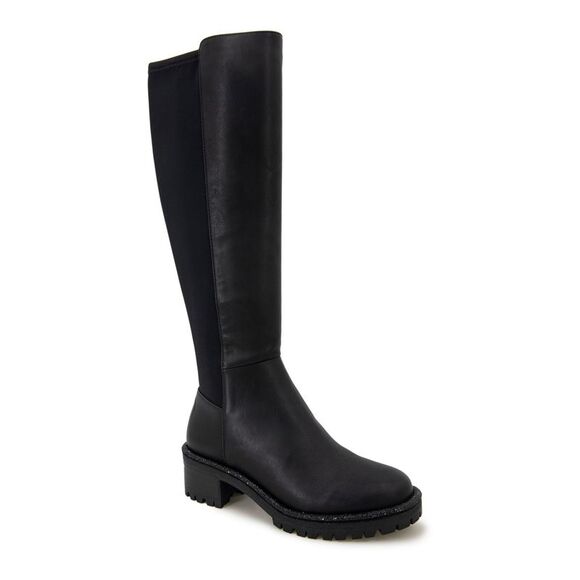 REACTION KENNETH COLE Shoes - REACTION KENNETH COLE Womens Black Back Panel Welt Tate Jewel Riding Boot 7